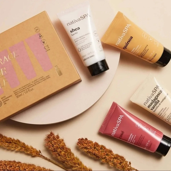 NATIVA Spa Body Lotion Starter Kit, NWT - Picture 1 of 9